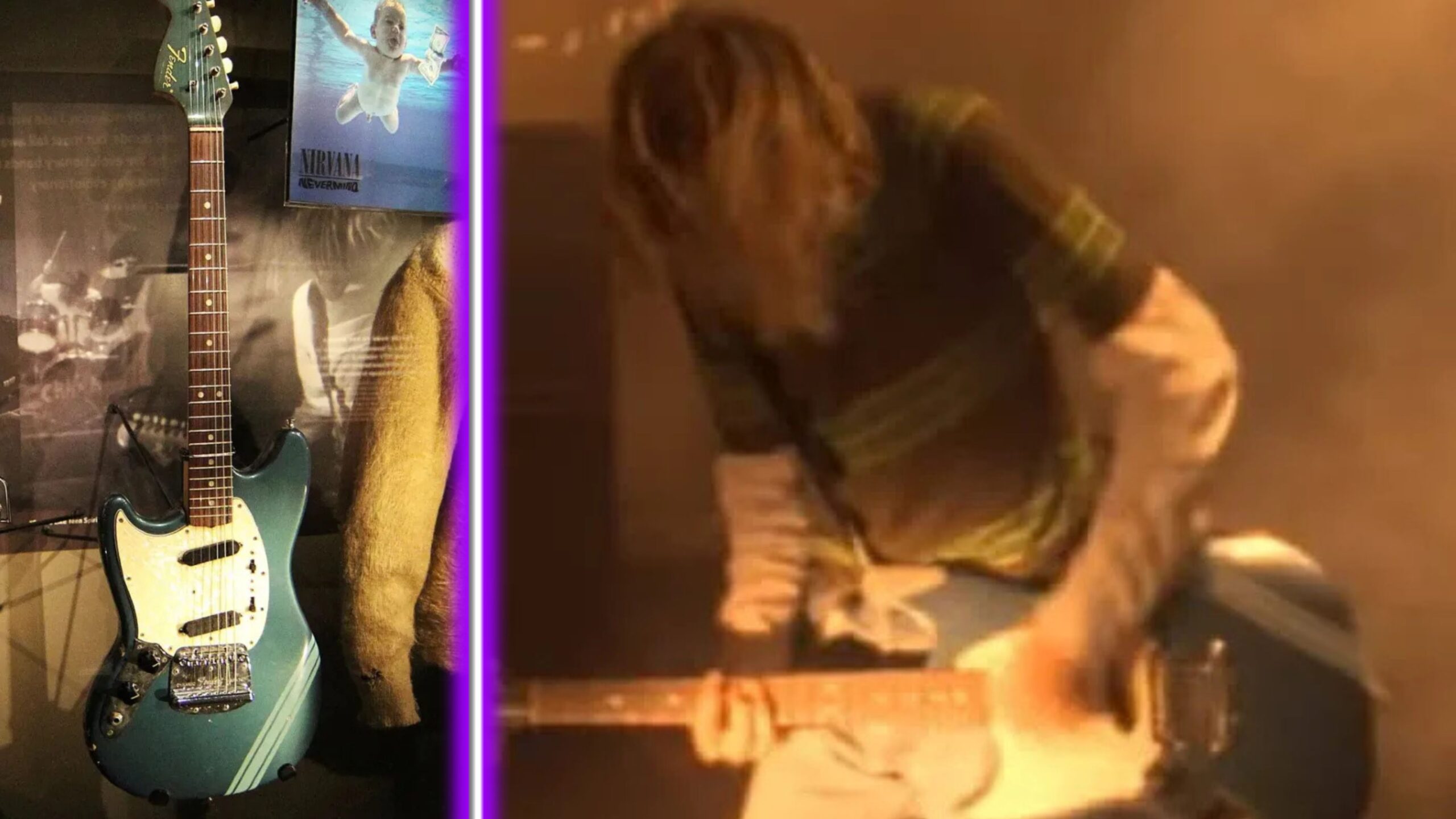 Guitarra de KURT COBAIN usada no NIRVANA vai a leilão