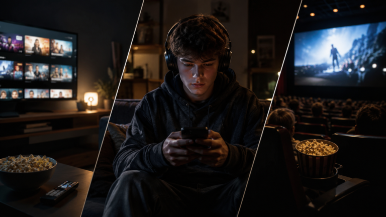 Gen Z muda consumo de streaming, games e cinema